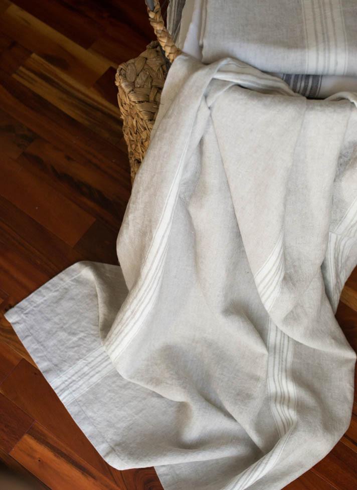 Linen Way Throws Kathie Jordan Design