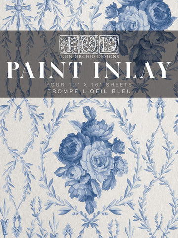 IOD Paint Inlay - Trompe L'oeil Bleu