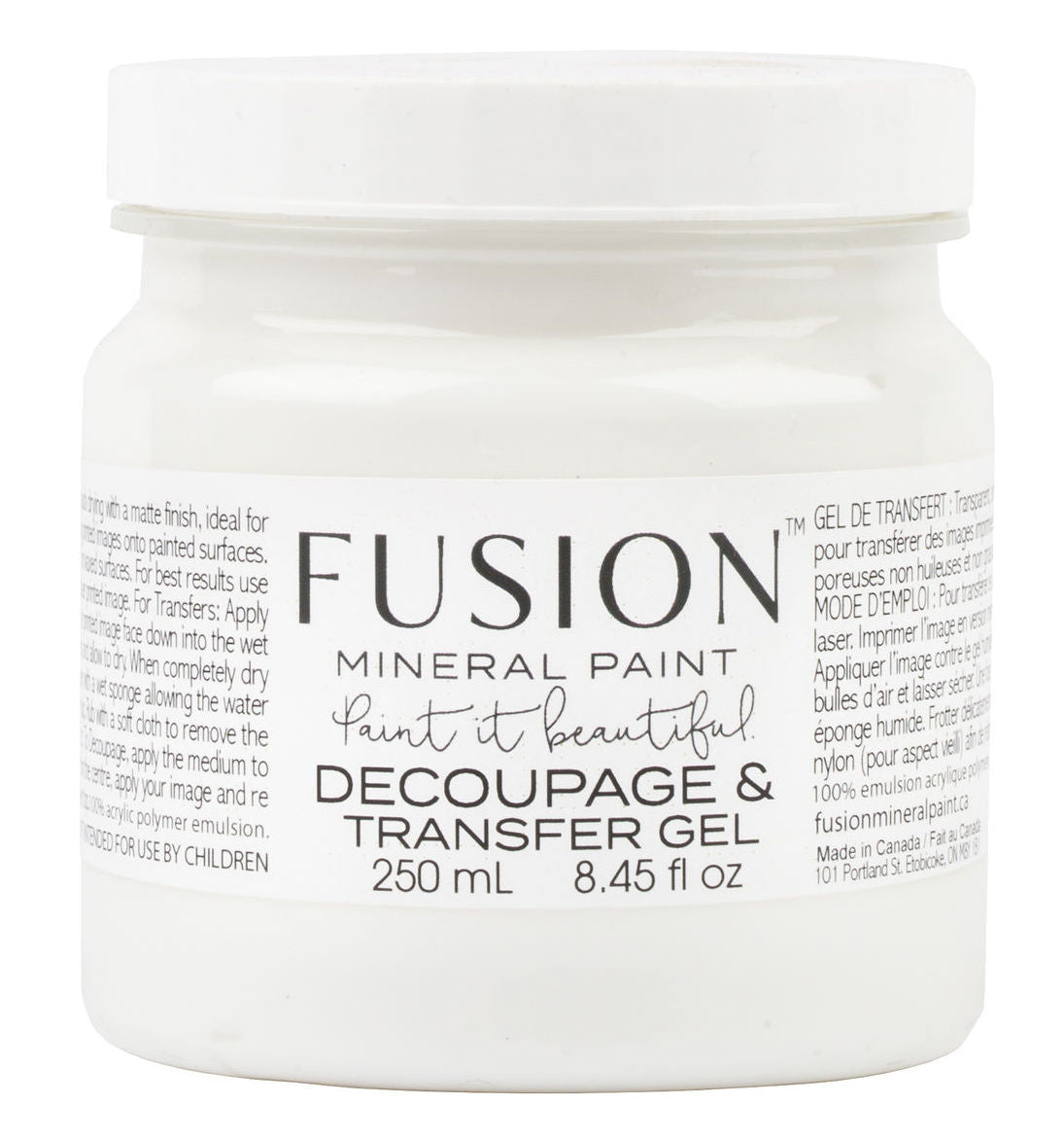 Fusion Decoupage & Transfer Gel 250ml Kathie Jordan Design
