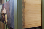 SOLD - Mid-Century Modern 4 Drawer Chest Custom Painted