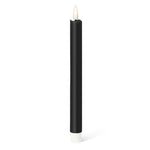 Black LED Taper Candle - Set of 2