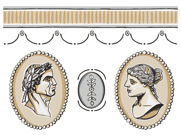 IOD Paint Inlay - Classical Cameo designed by Annie Sloan