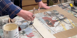 Decoupage into Art - with Thrift Store Finds - Virtual Workshop