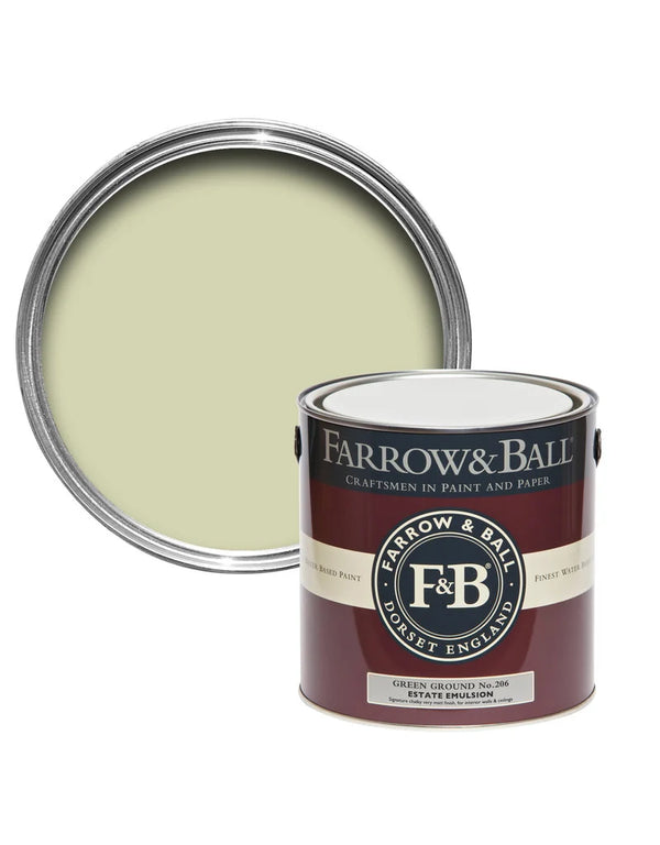 Farrow & Ball Paint - Green Ground No. 206