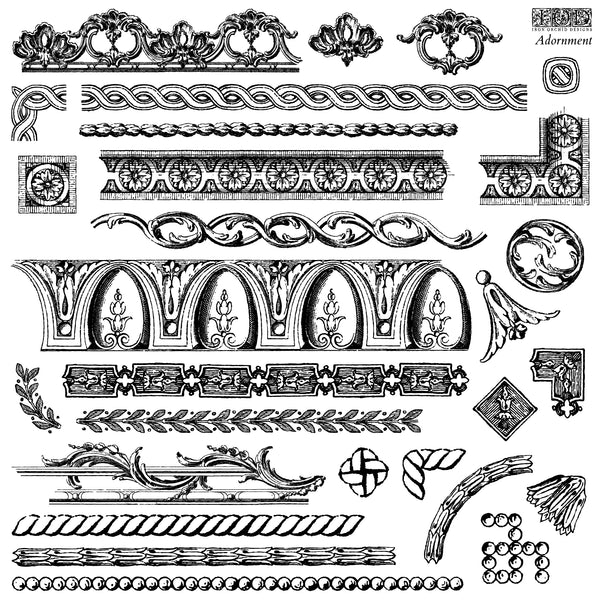 IOD Clear Stamps - Adornment