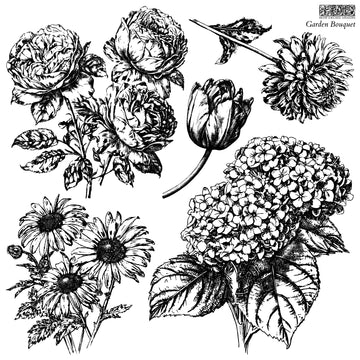 IOD Clear Stamps - Garden Bouquet