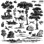 IOD Clear Stamps - Rural Scenes 2 Sheets