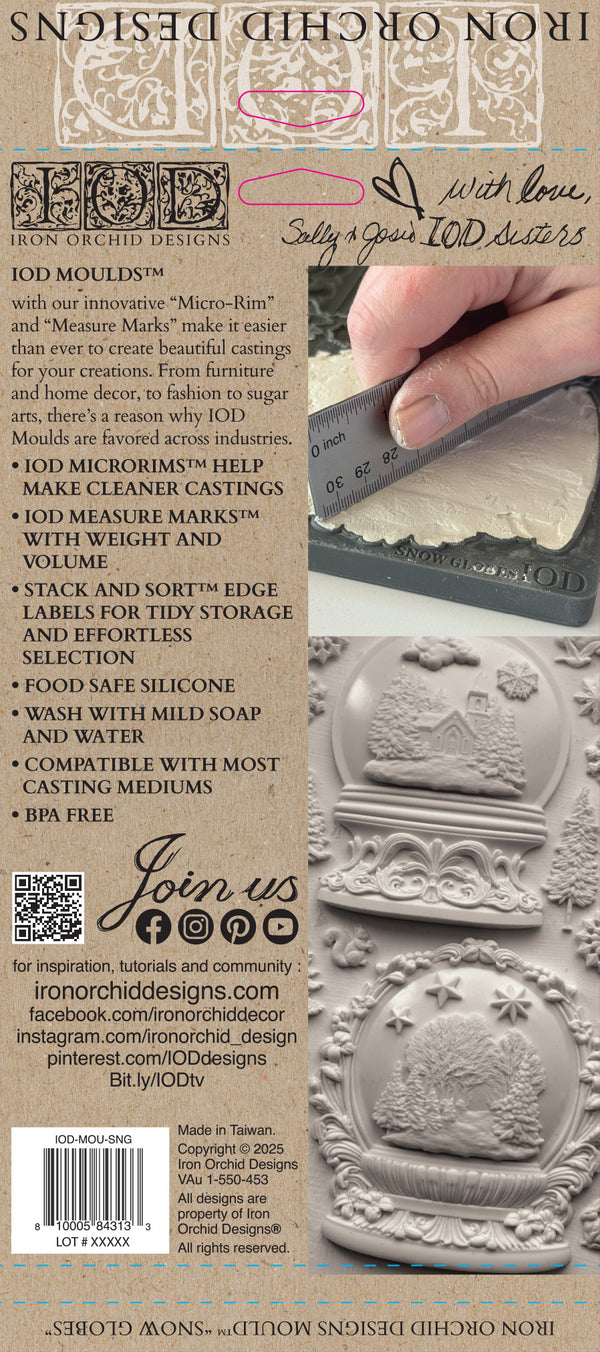 IOD Mould - Snow Globes