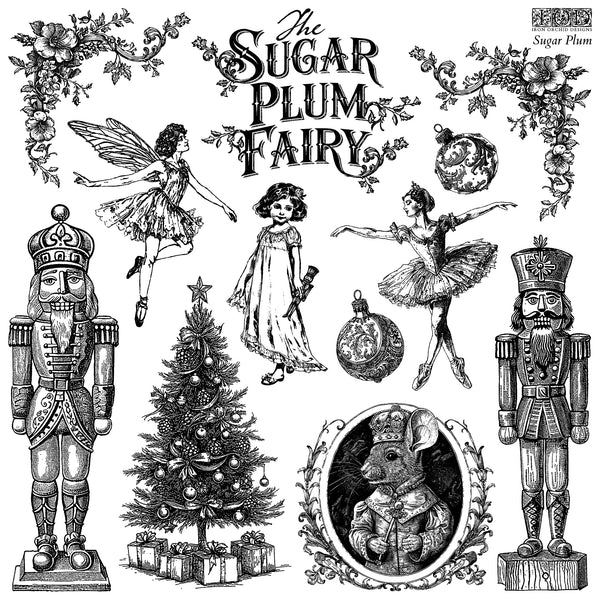 IOD Clear Stamps - Sugar Plum