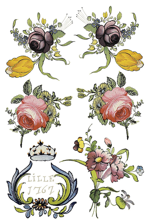 IOD Full Colour Transfer - Fairytale Florals