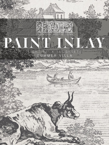 IOD Paint Inlay - Summer Villa