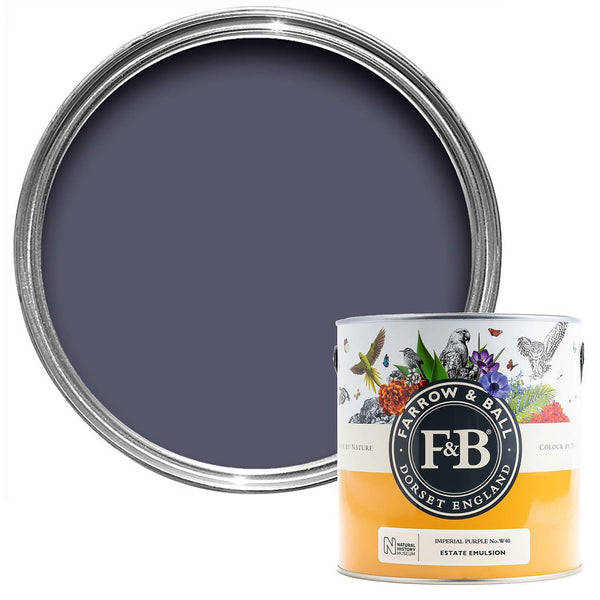 Farrow & Ball Paint - Imperial Purple No. W40 - ARCHIVED