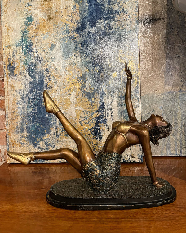 Bronze Woman Ballerina Sculpture