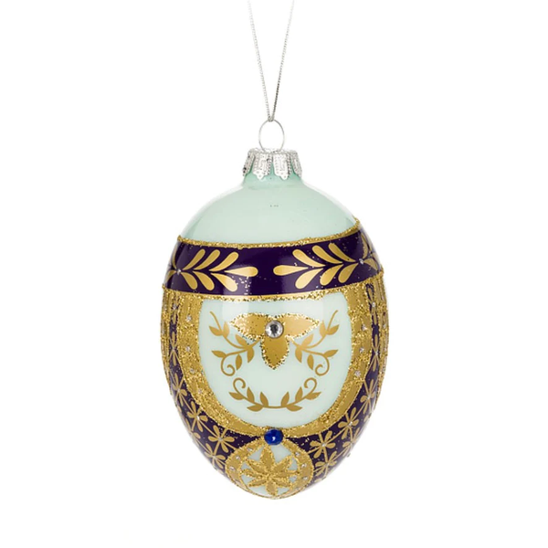 Large Ornate Faberge Egg Ornament