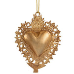 Medium Cutout Edge Flame Heart Ornament