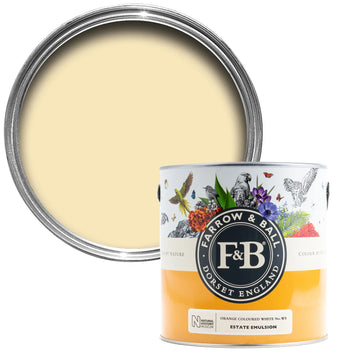 Farrow & Ball Paint - Orange Coloured White No. W5 - ARCHIVED