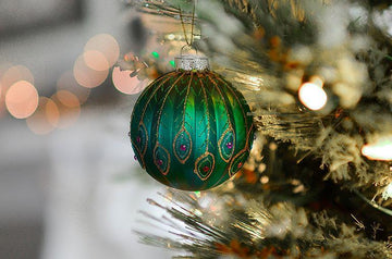 Peacock Ball Ornament