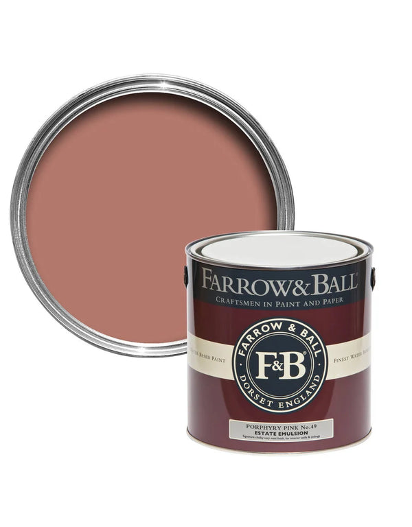 Farrow & Ball Paint - Porphyry Pink No. 49 - ARCHIVED