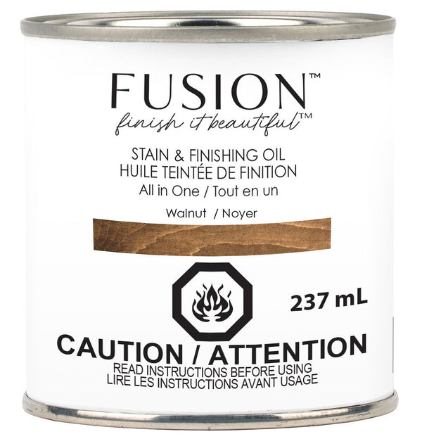 Fusion Stain & Finishing Oil - Walnut