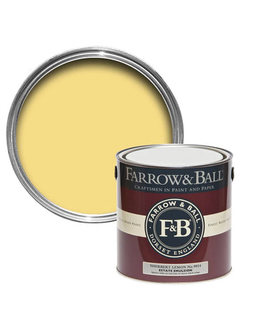 Farrow & Ball Paint - Sherbert Lemon No 9914 - ARCHIVED