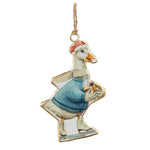Skating Goose Ornament