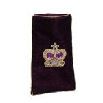 Velvet Eyeglass Pouch with 3D Beaded Crown