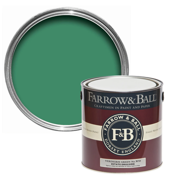 Farrow & Ball Paint - Verdigris Green No. W50 - ARCHIVED