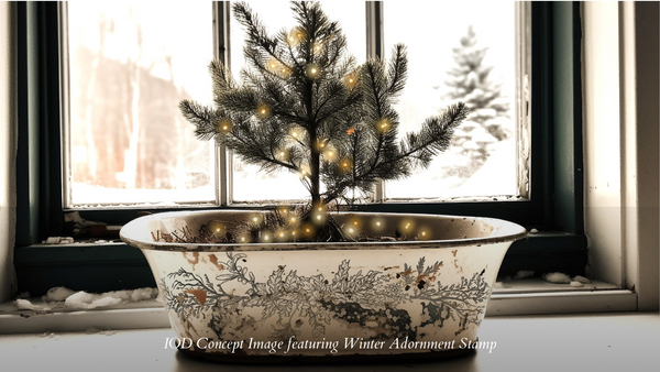 IOD Clear Stamps - Winter Adornment