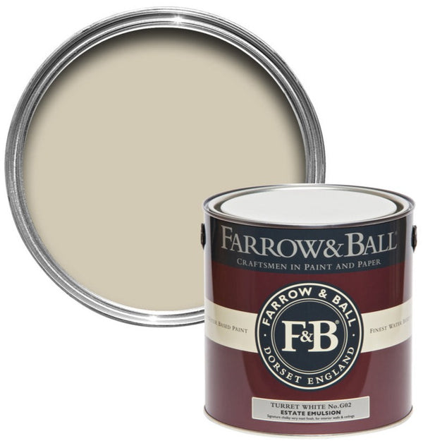 Farrow & Ball Paint - Turret White No. G2 - ARCHIVED