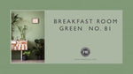 Farrow & Ball Paint - Breakfast Room Green No. 81