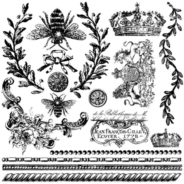 IOD Clear Stamps - Queen Bee