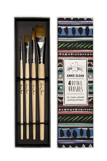 TopNotch Professional Chalk and Wax Paint Brushes (2PC Set) - Large DIY  Painting and Waxing Tool | Smooth, Natural Bristles | Folk Art, Home Décor