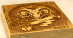 Laser Engraved Zodiac Sign - Aries in Spalted Maple