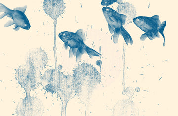 Decoupage Paper - Blue Fish