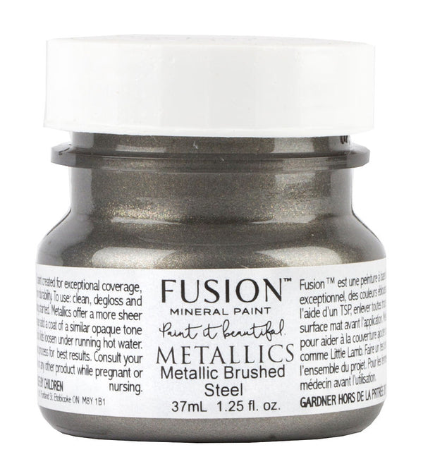 Fusion Mineral Paint - Metallic Brushed Steel