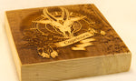 Laser Engraved Zodiac Sign - Capricorn in Spalted Maple