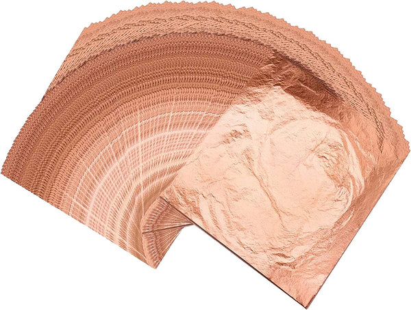 Copper Leafing - 100 - 5.5" x 5.5" Sheets