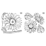 IOD Clear Stamps - Sunflower