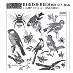 IOD Clear Stamps - Birds & Bees