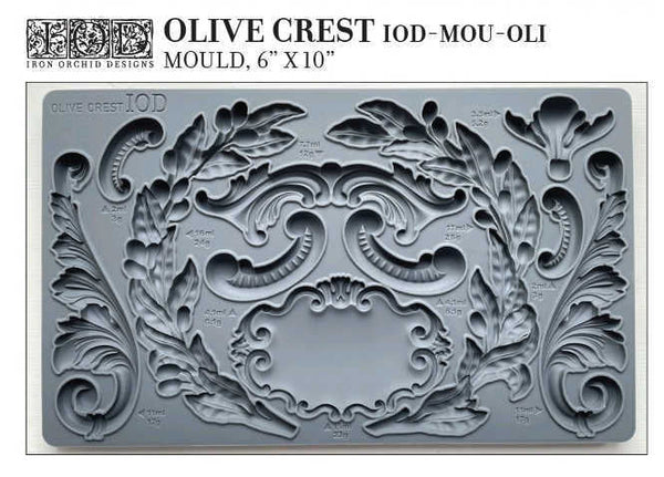 IOD Mould - Olive Crest