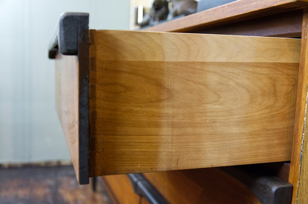 SOLD - Mid-Century Modern 9 Drawer Dresser