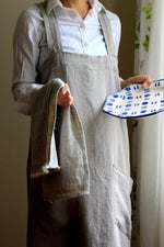 Seville Adjustable Linen Apron - Choice of 7 Colours