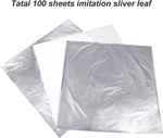 Silver Leafing - 100 - 5.5" x 5.5" Sheets