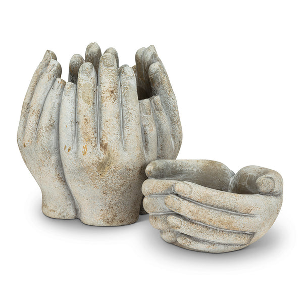 Small Cupping Hands Planter