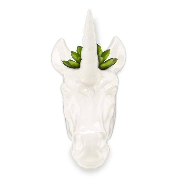 Unicorn Head Wall Planter