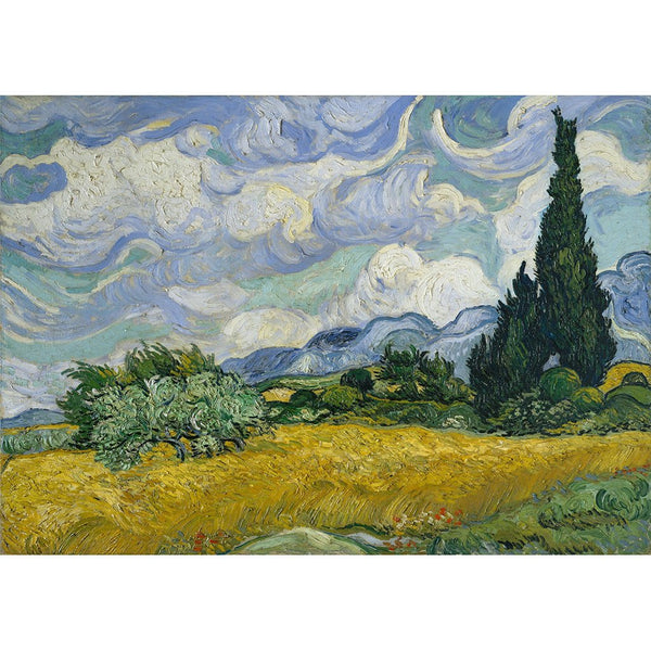 Decoupage Paper - Wheatfield with Cypresses