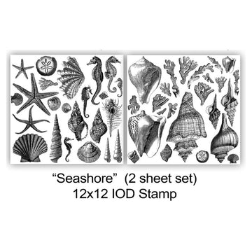 IOD Clear Stamps - Sea Shore